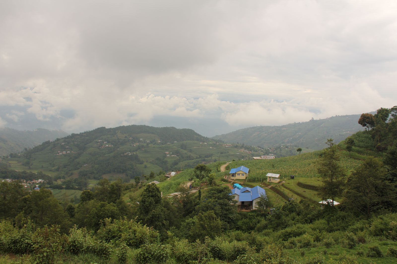 View from trekking adventure around Kathmandu valley