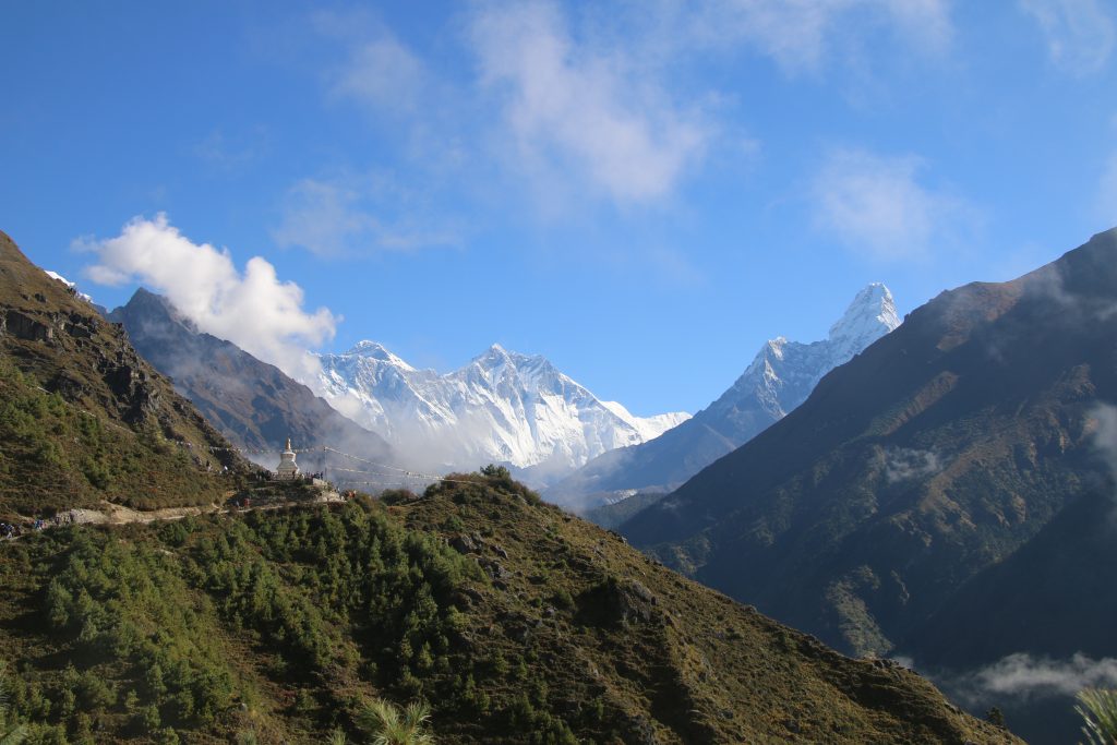 Mt. Ama Dablam and Mt. Everest