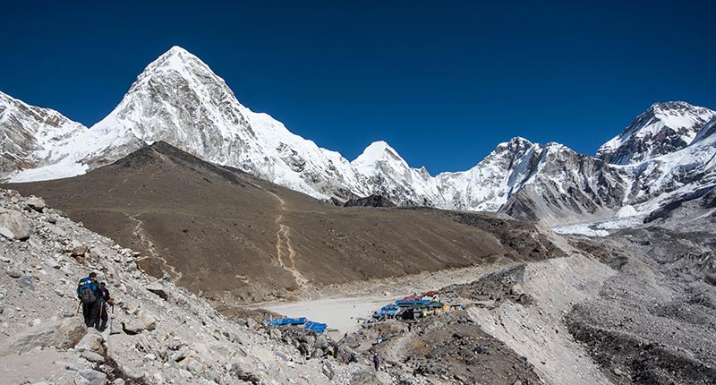 Gorakshep en route to Everest Base Camp